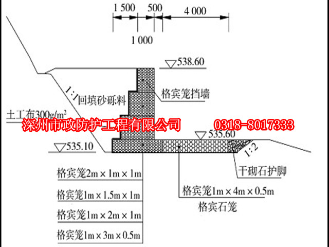 福州格賓擋墻