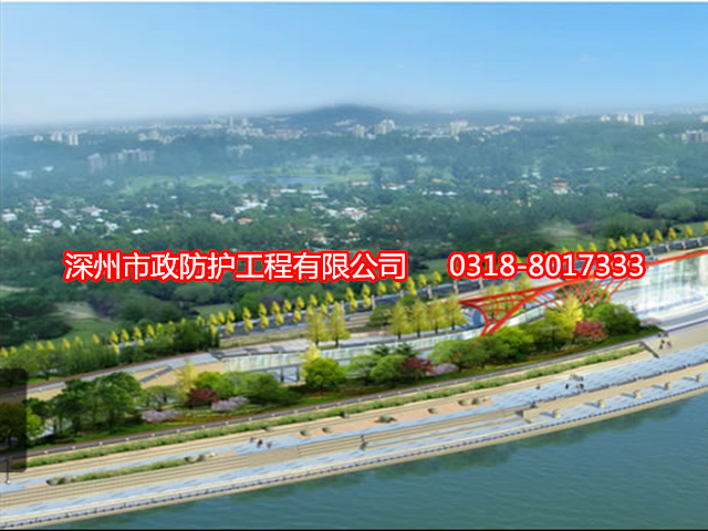 溫州賽克格賓網在三江口濱江景觀建設應用